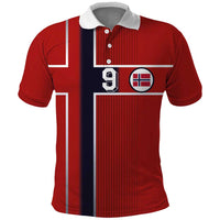 Custom Norway Football Polo Shirt Retro Style
