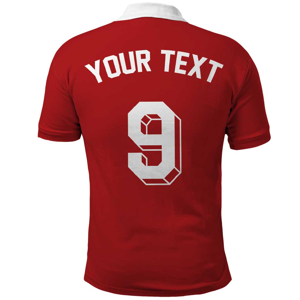 Custom Norway Football Polo Shirt Retro Style