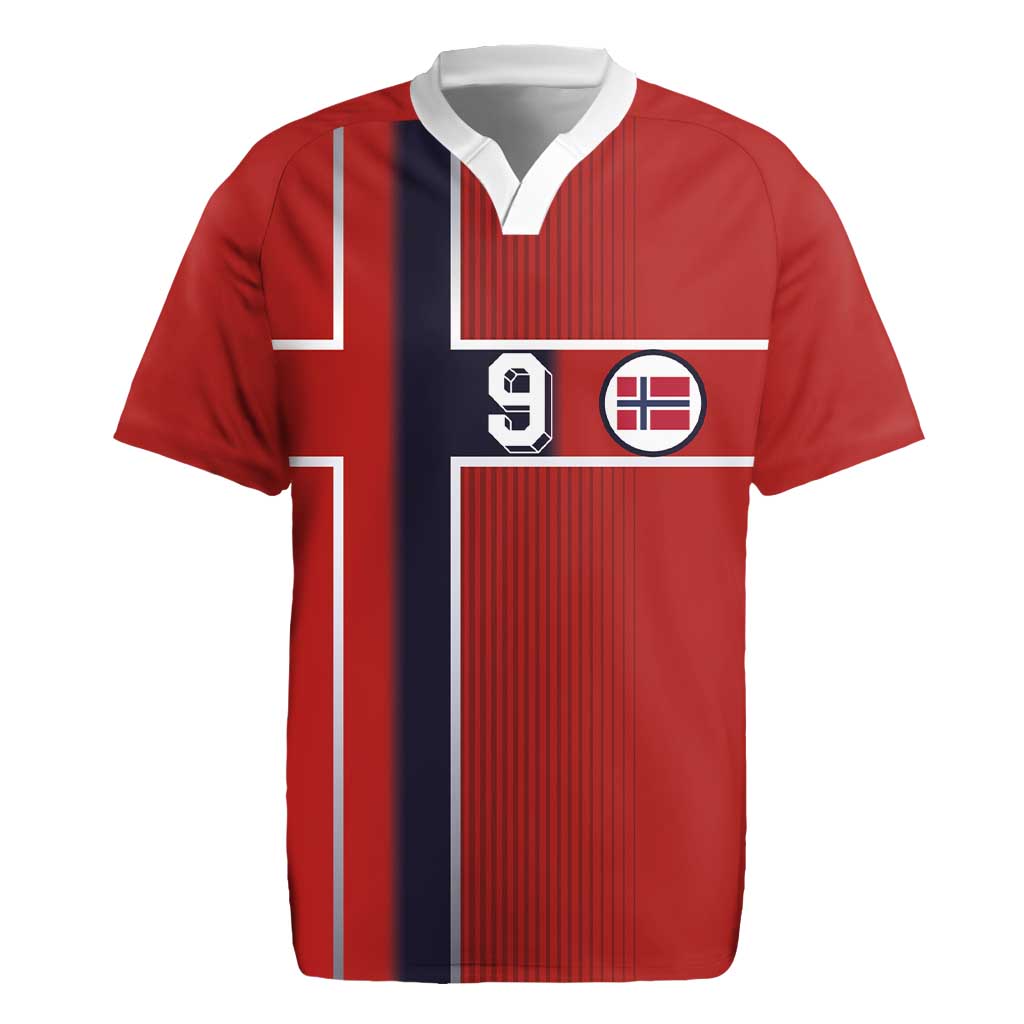 Custom Norway Football Rugby Jersey Retro Style