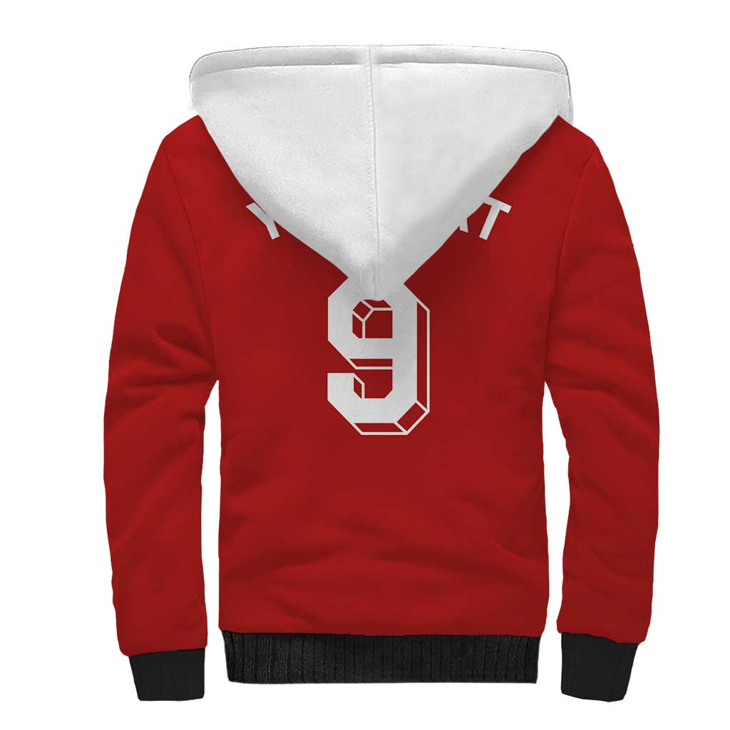Custom Norway Football Sherpa Hoodie Retro Style