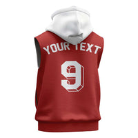 Custom Norway Football Sleeveless Hoodie Retro Style