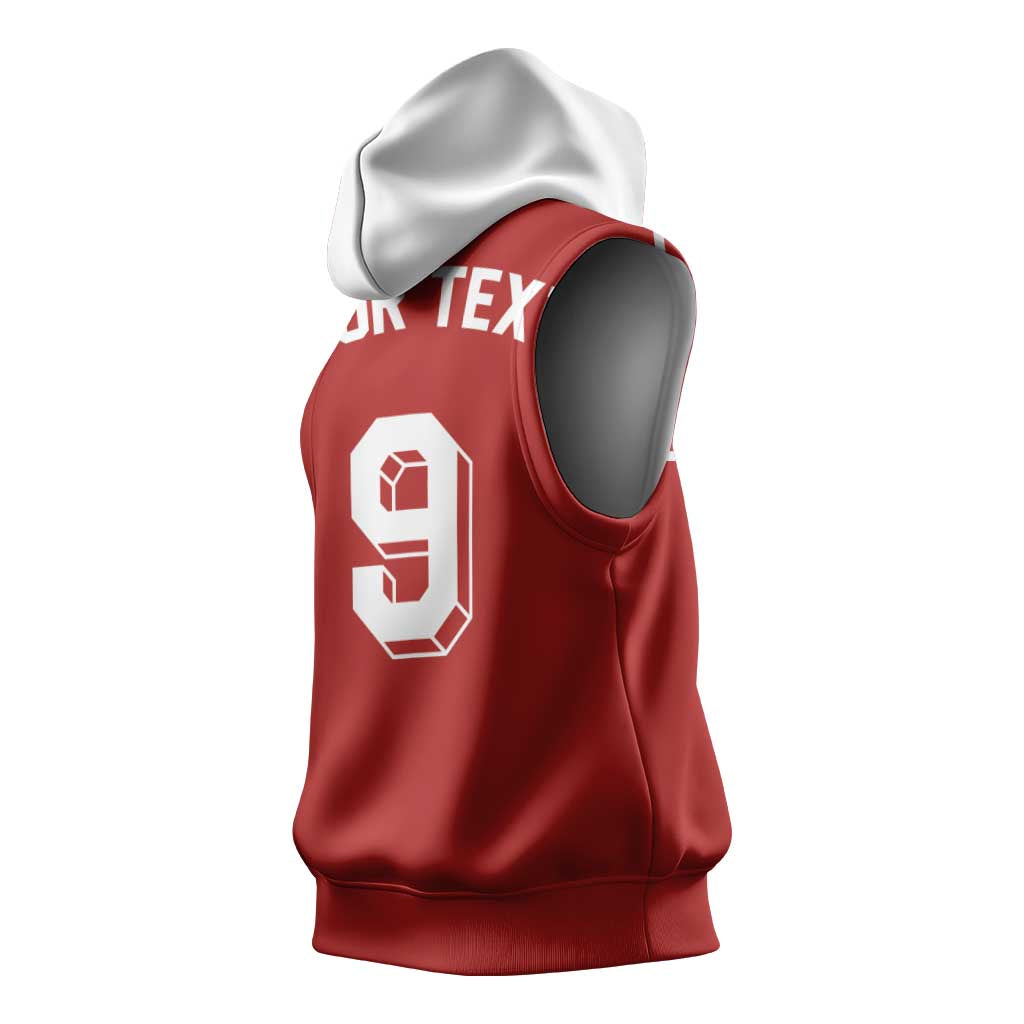 Custom Norway Football Sleeveless Hoodie Retro Style
