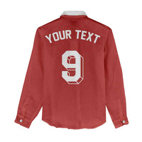 Custom Norway Football Women Casual Shirt Retro Style