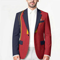 Custom Spain Football Blazer Sporty Style-Royal Vibe