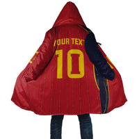 Custom Spain Football Cloak Sporty Style-Royal Vibe