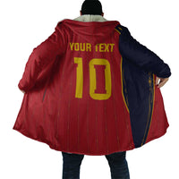 Custom Spain Football Cloak Sporty Style-Royal Vibe