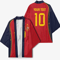 Custom Spain Football Kimono Sporty Style-Royal Vibe