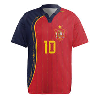 Custom Spain Football Rugby Jersey Sporty Style-Royal Vibe