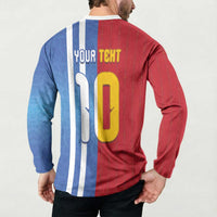 Custom Argentina and Spain Football Mashup Button Sweatshirt Final 2026