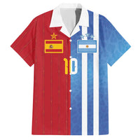 Custom Argentina and Spain Football Mashup Hawaiian Shirt Final 2026