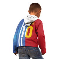 Custom Argentina and Spain Football Mashup Kid Hoodie Final 2026