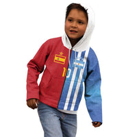 Custom Argentina and Spain Football Mashup Kid Hoodie Final 2026