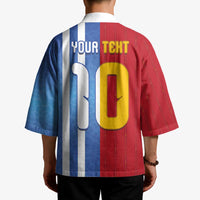 Custom Argentina and Spain Football Mashup Kimono Final 2026