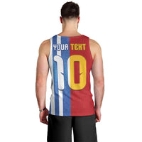 Custom Argentina and Spain Football Mashup Men Tank Top Final 2026