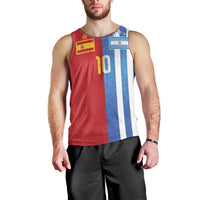 Custom Argentina and Spain Football Mashup Men Tank Top Final 2026