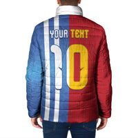 Custom Argentina and Spain Football Mashup Padded Jacket Final 2026