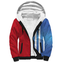 Custom Argentina and Spain Football Mashup Sherpa Hoodie Final 2026