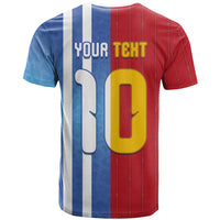 Custom Argentina and Spain Football Mashup T Shirt Final 2026