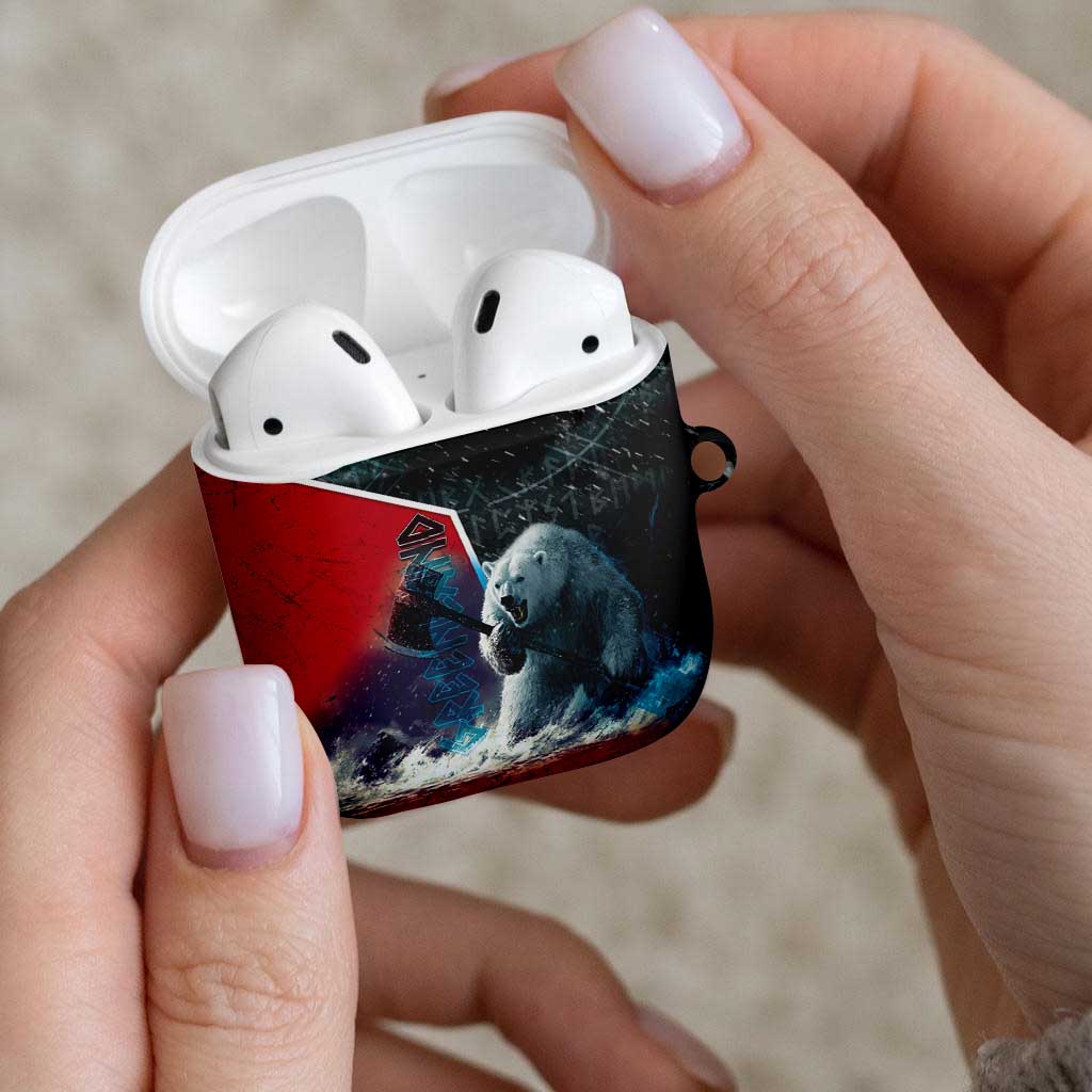 Greenland AirPods Case Polar Bear Warrior Fight for Kalaallit Nunaat