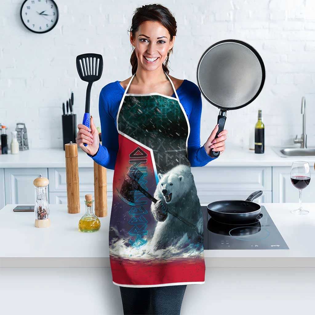 Greenland Apron Polar Bear Warrior Fight for Kalaallit Nunaat