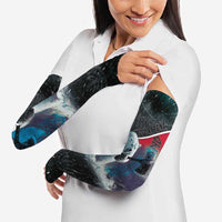 Personalized Greenland Arm Sleeves Polar Bear Warrior Fight for Kalaallit Nunaat