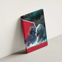 Greenland Canvas Wall Art Polar Bear Warrior Fight for Kalaallit Nunaat