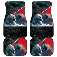 Personalized Greenland Car Mats Polar Bear Warrior Fight for Kalaallit Nunaat