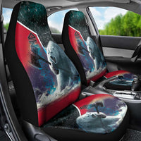 Greenland Car Seat Cover Polar Bear Warrior Fight for Kalaallit Nunaat