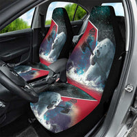 Greenland Car Seat Cover Polar Bear Warrior Fight for Kalaallit Nunaat