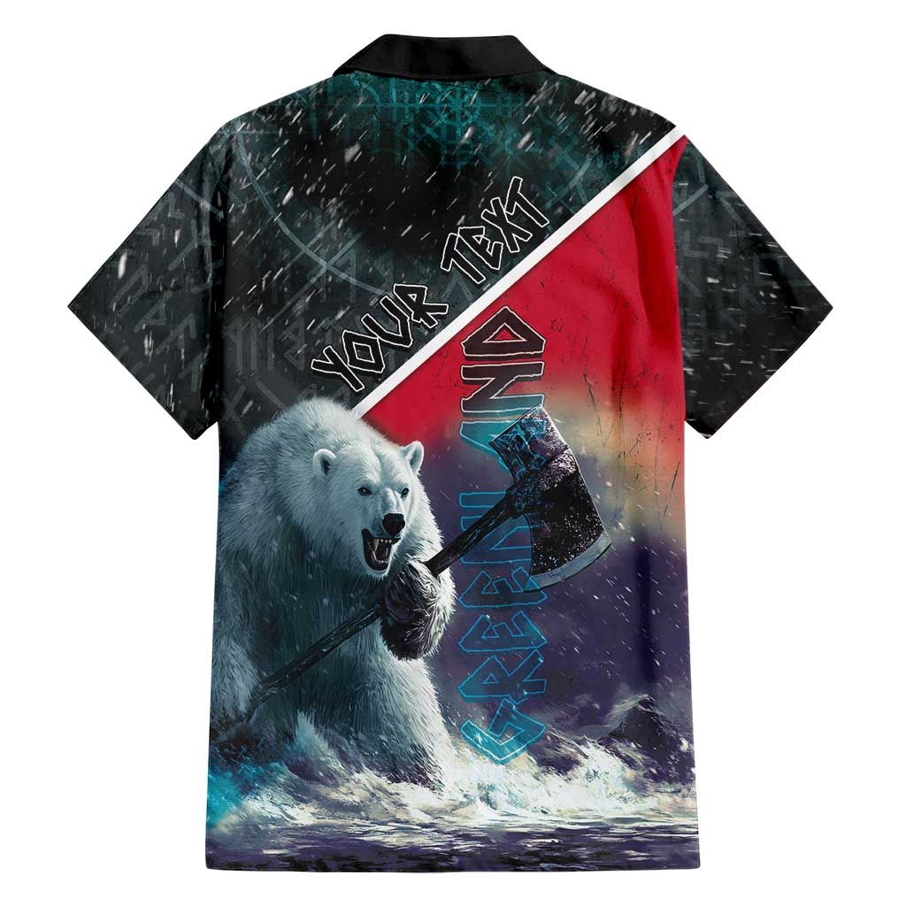 Personalized Greenland Family Matching Long Sleeve Bodycon Dress and Hawaiian Shirt Polar Bear Warrior Fight for Kalaallit Nunaat