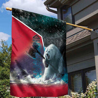Greenland Garden Flag Polar Bear Warrior Fight for Kalaallit Nunaat