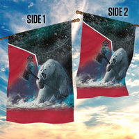 Greenland Garden Flag Polar Bear Warrior Fight for Kalaallit Nunaat