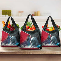 Greenland Grocery Bag Polar Bear Warrior Fight for Kalaallit Nunaat