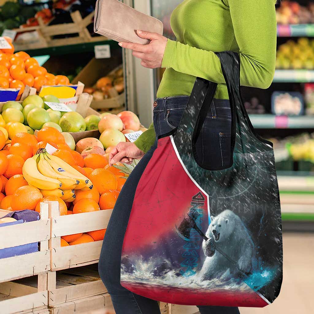 Greenland Grocery Bag Polar Bear Warrior Fight for Kalaallit Nunaat