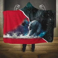 Greenland Hooded Blanket Polar Bear Warrior Fight for Kalaallit Nunaat