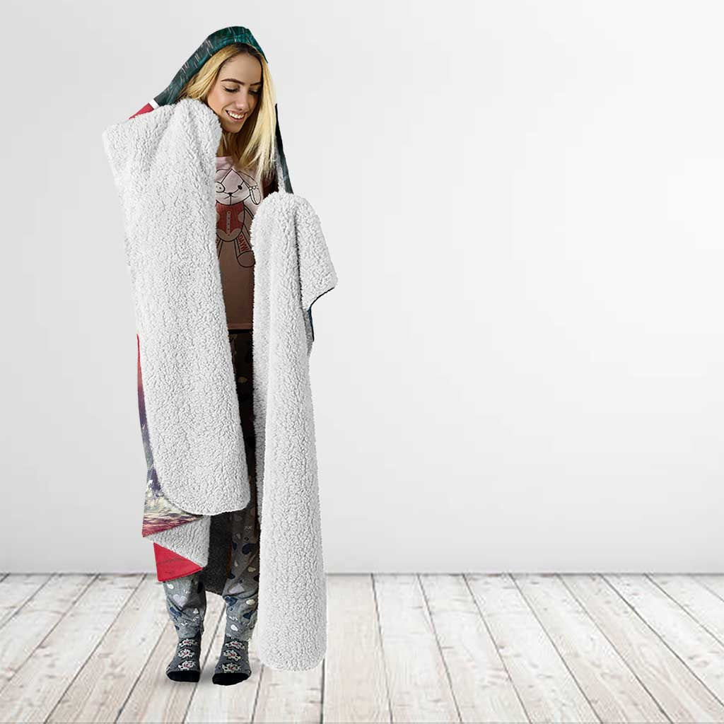 Greenland Hooded Blanket Polar Bear Warrior Fight for Kalaallit Nunaat