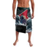 Personalized Greenland Lavalava Polar Bear Warrior Fight for Kalaallit Nunaat