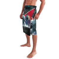Personalized Greenland Lavalava Polar Bear Warrior Fight for Kalaallit Nunaat