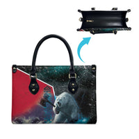 Greenland Leather Bag Polar Bear Warrior Fight for Kalaallit Nunaat