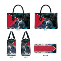 Greenland Leather Bag Polar Bear Warrior Fight for Kalaallit Nunaat