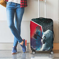 Greenland Luggage Cover Polar Bear Warrior Fight for Kalaallit Nunaat