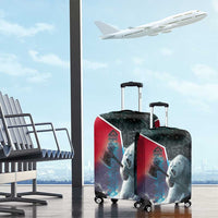 Greenland Luggage Cover Polar Bear Warrior Fight for Kalaallit Nunaat