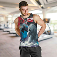 Personalized Greenland Men Tank Top Polar Bear Warrior Fight for Kalaallit Nunaat