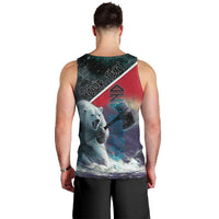 Personalized Greenland Men Tank Top Polar Bear Warrior Fight for Kalaallit Nunaat