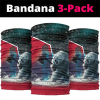 Greenland Neck Gaiter Polar Bear Warrior Fight for Kalaallit Nunaat