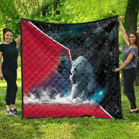 Greenland Quilt Polar Bear Warrior Fight for Kalaallit Nunaat