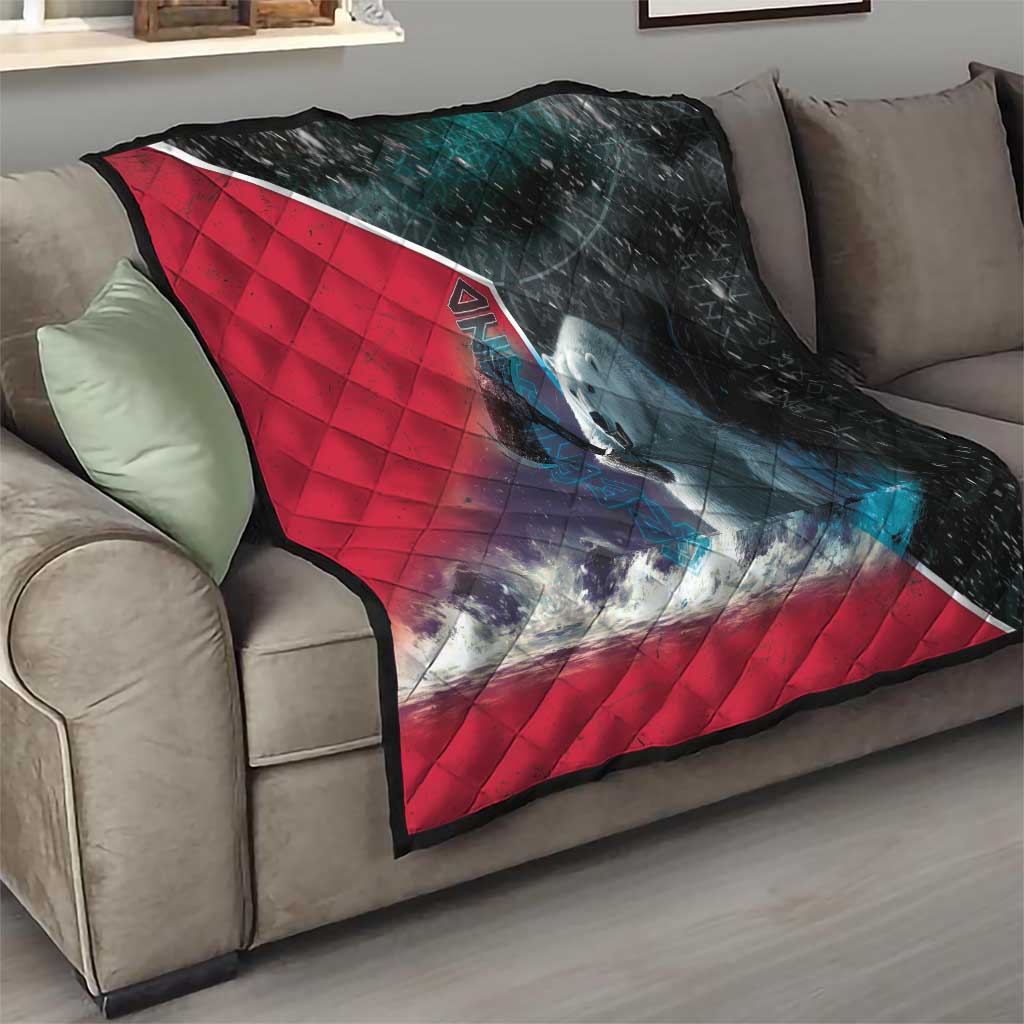 Greenland Quilt Polar Bear Warrior Fight for Kalaallit Nunaat