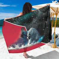 Greenland Sarong Polar Bear Warrior Fight for Kalaallit Nunaat