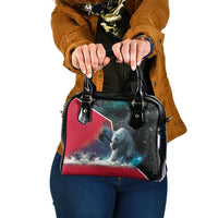 Greenland Shoulder Handbag Polar Bear Warrior Fight for Kalaallit Nunaat