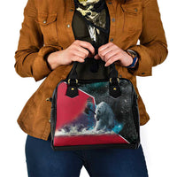 Greenland Shoulder Handbag Polar Bear Warrior Fight for Kalaallit Nunaat